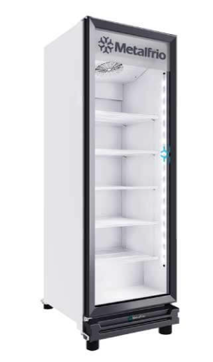 Refrigerador Vertical Metalfrio con Puerta de Cristal-RB410