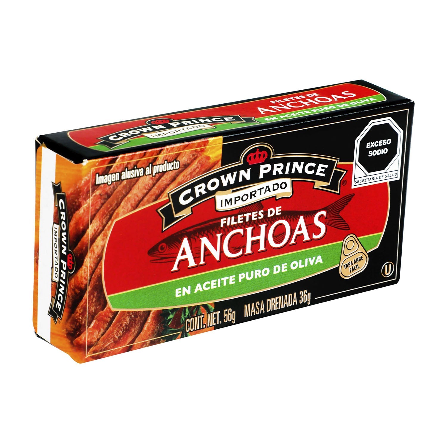 Filetes de Anchoas Crown Prince 56 g