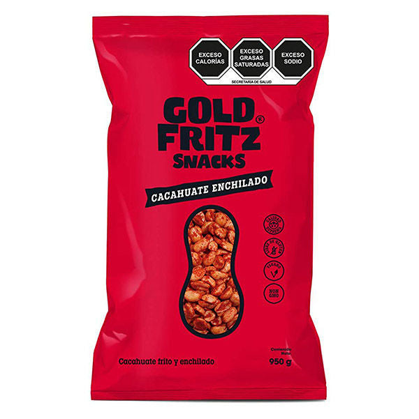 Cacahuate enchilado Gold Fritz bolsa de 950 g