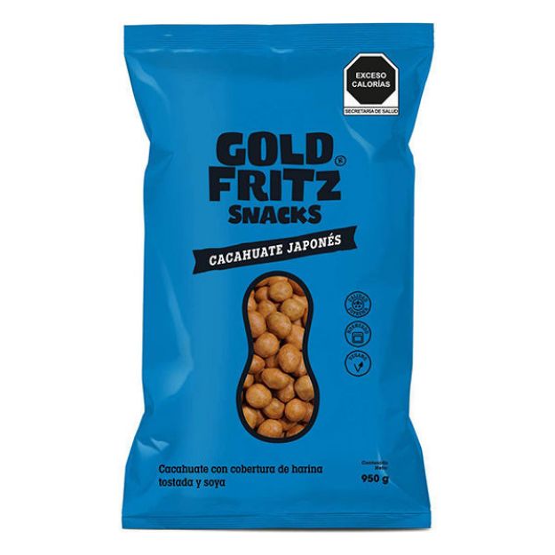 Cacahuate japonés Gold Fritz bolsa de 950 g