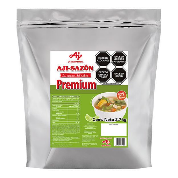 Caldo de pollo Aji-Sazón Premium bolsa de 2.7 kg
