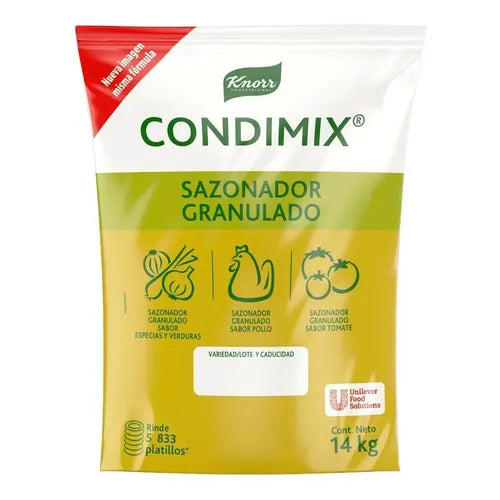 Condimix sabor pollo Knorr saco de 14 kg