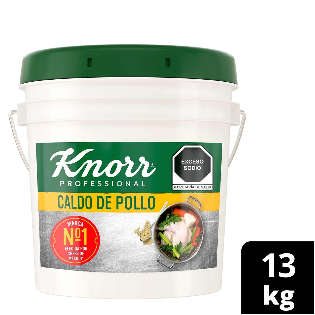 Caldo de pollo Knorr Professional cubeta de 13 kg
