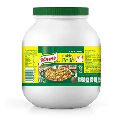 Caldo de pollo Knorr Suiza, paquete de 3 piezas de 1.5 kg
