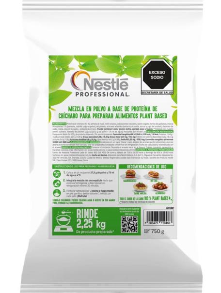 Mezcla de proteína vegetal de chícharo Nestlé Professional 750 g