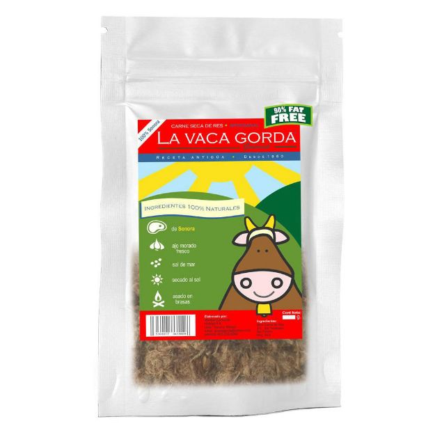 Carne seca de res Machaca Vaca Gorda 500 g
