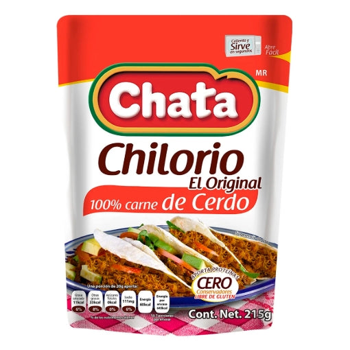 Chilorio Chata de cerdo pouch 215 g