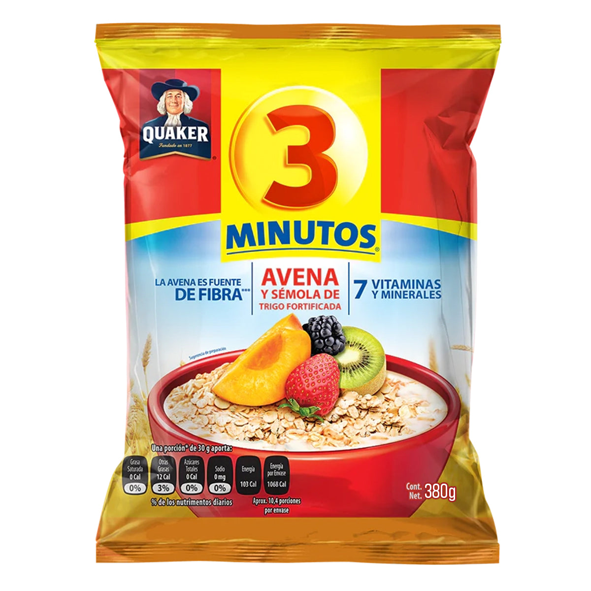 Avena 3 Minutos bolsa 380 g
