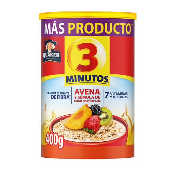 Avena 3 Minutos bote 400 g