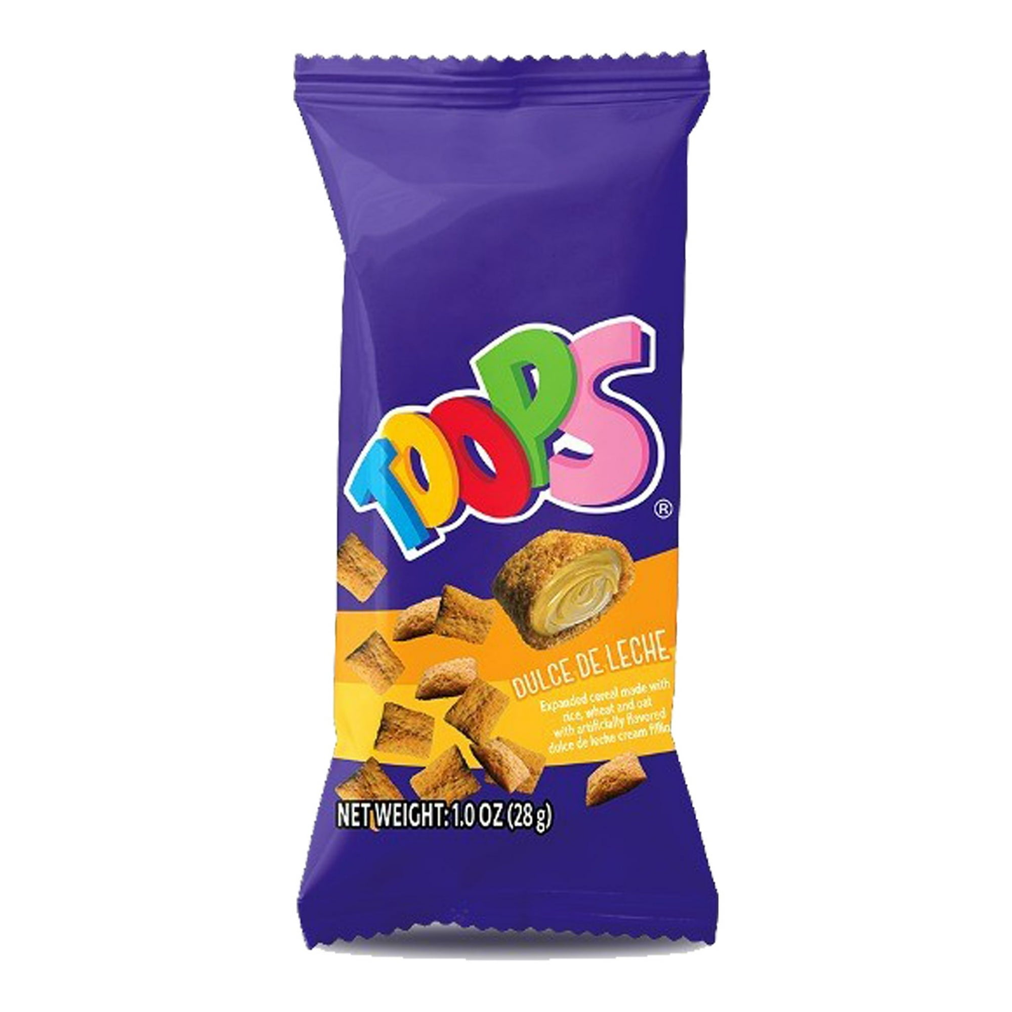 Cereal TOOPS dulce de leche 12 piezas de 28 g