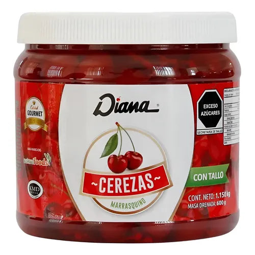 Cereza Roja Diana con Tallo 1.15 kg