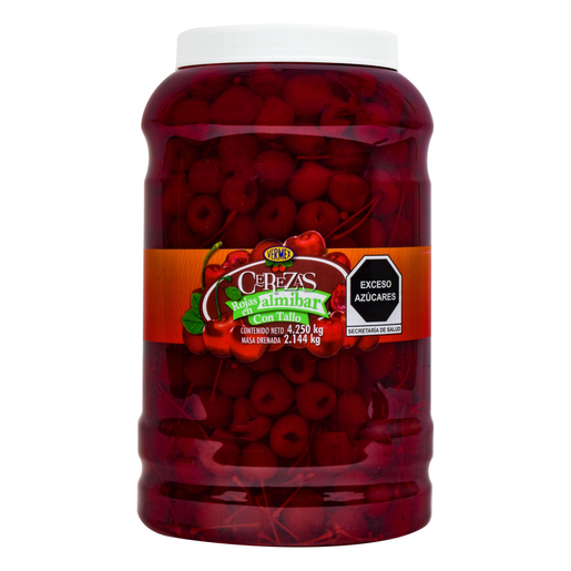 Cereza Roja con Tallo Vermex 4.25 kg
