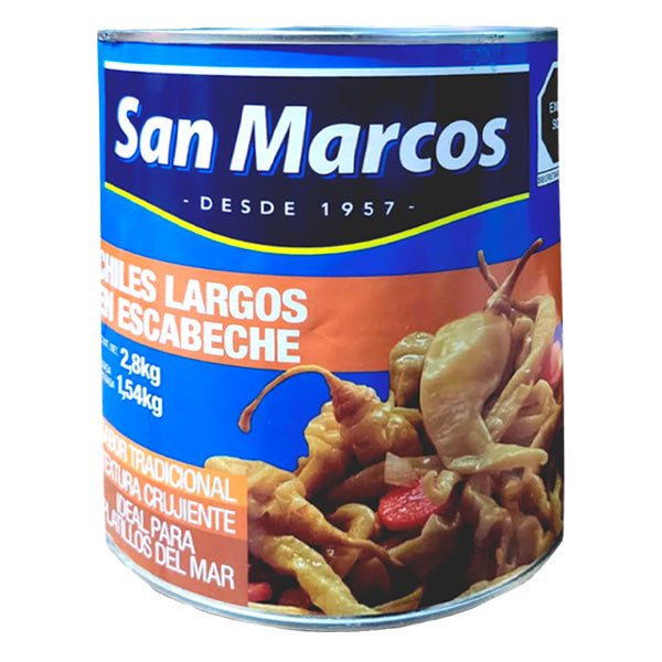Chiles largos San Marcos 2.8 kg