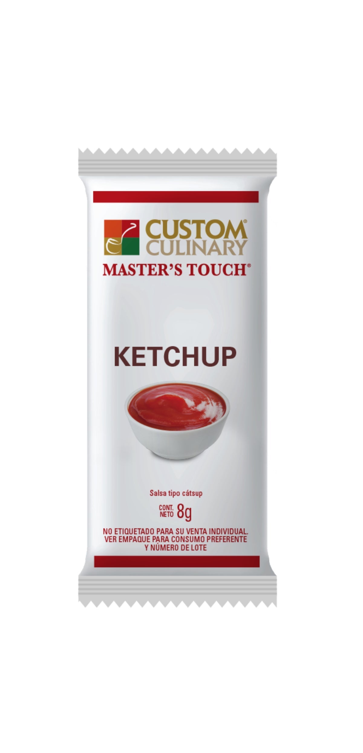 Sobres de Catsup Custom Culinary