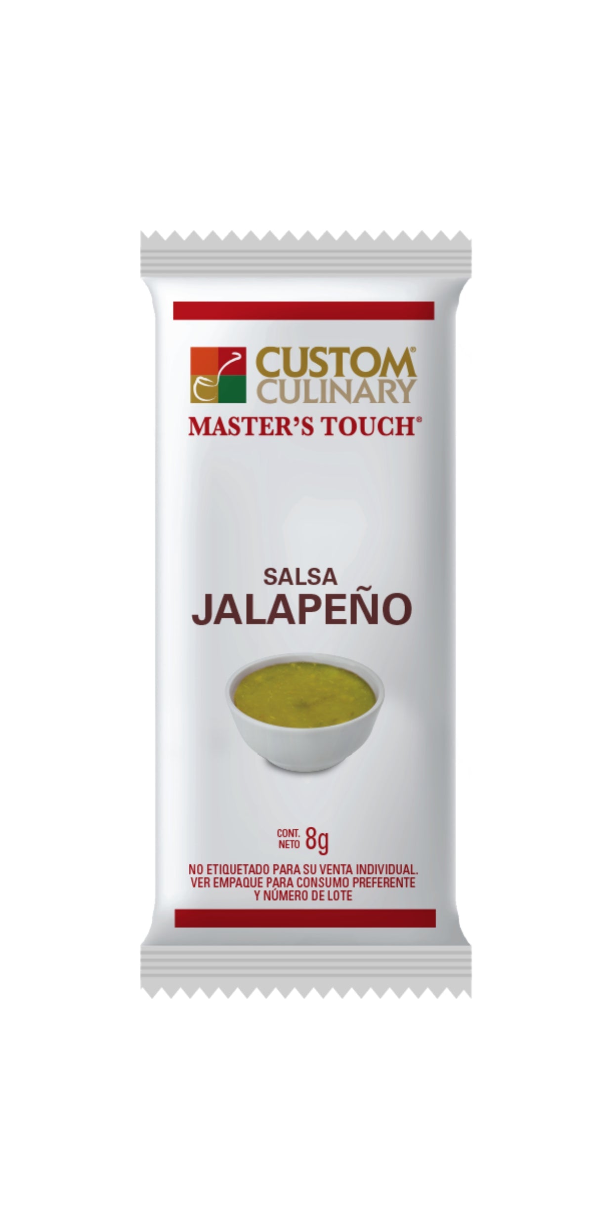Sobres de Salsa Jalapeño Custom Culinary