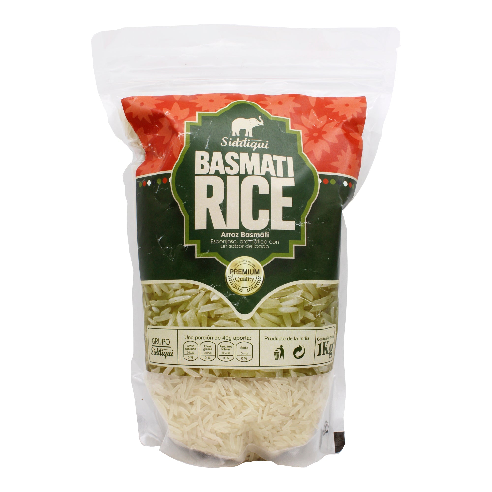Arroz basmati Siddiqui 1 kg