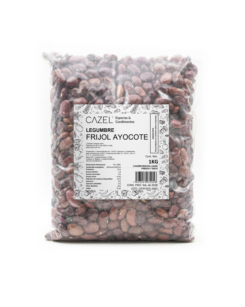 Frijol ayocote Cazel 1 kg