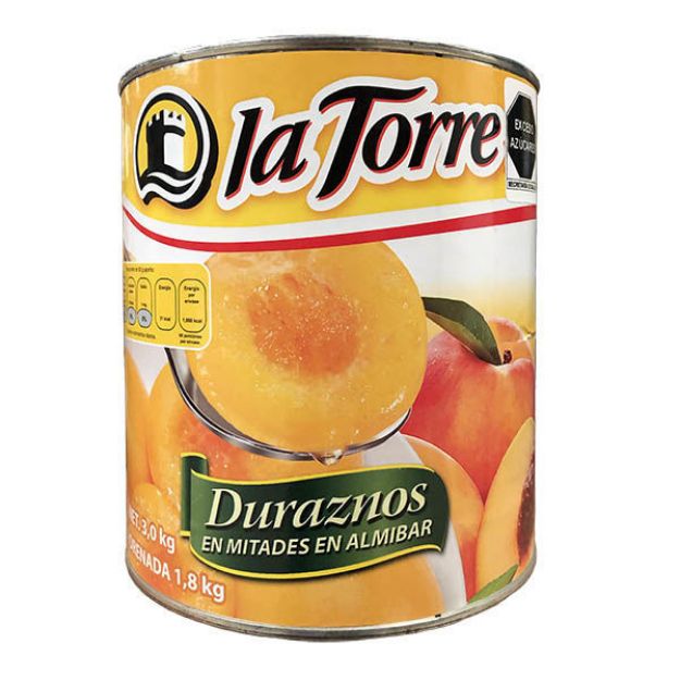 Duraznos en Mitades La Torre 2.8 kg