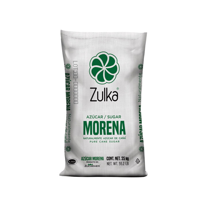 Azúcar estándar morena Zulka — Costal 25 kg