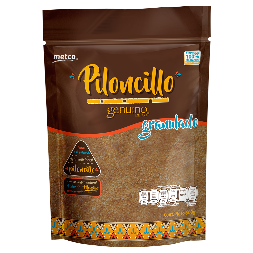 Piloncillo granulado Metco — Bolsa 500 g