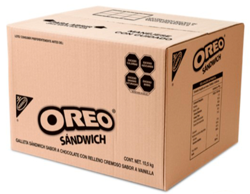 Galleta Oreo sándwich a granel — Caja 10.5 kg