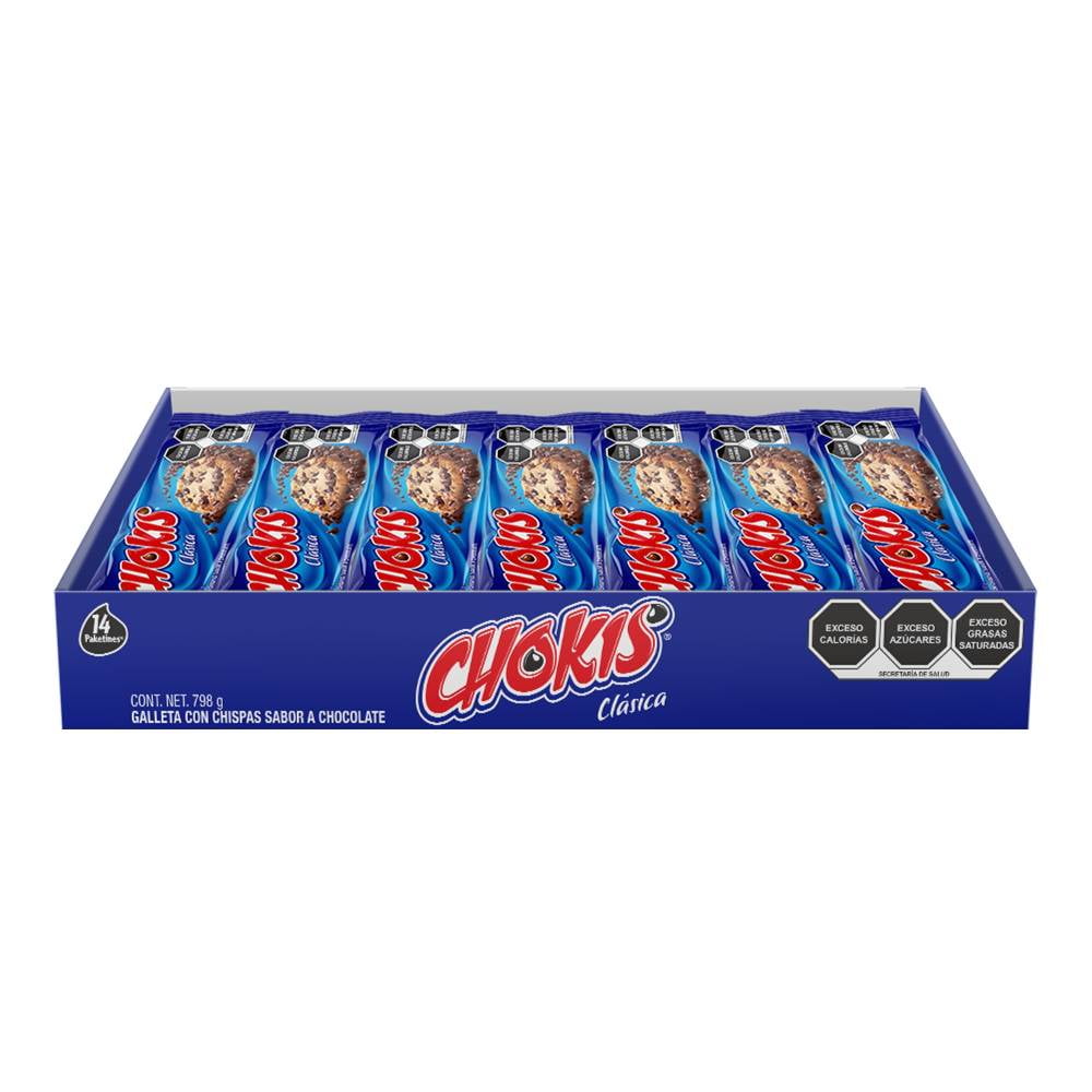 Galletas Chokis Gamesa — Caja con 14 paquetes