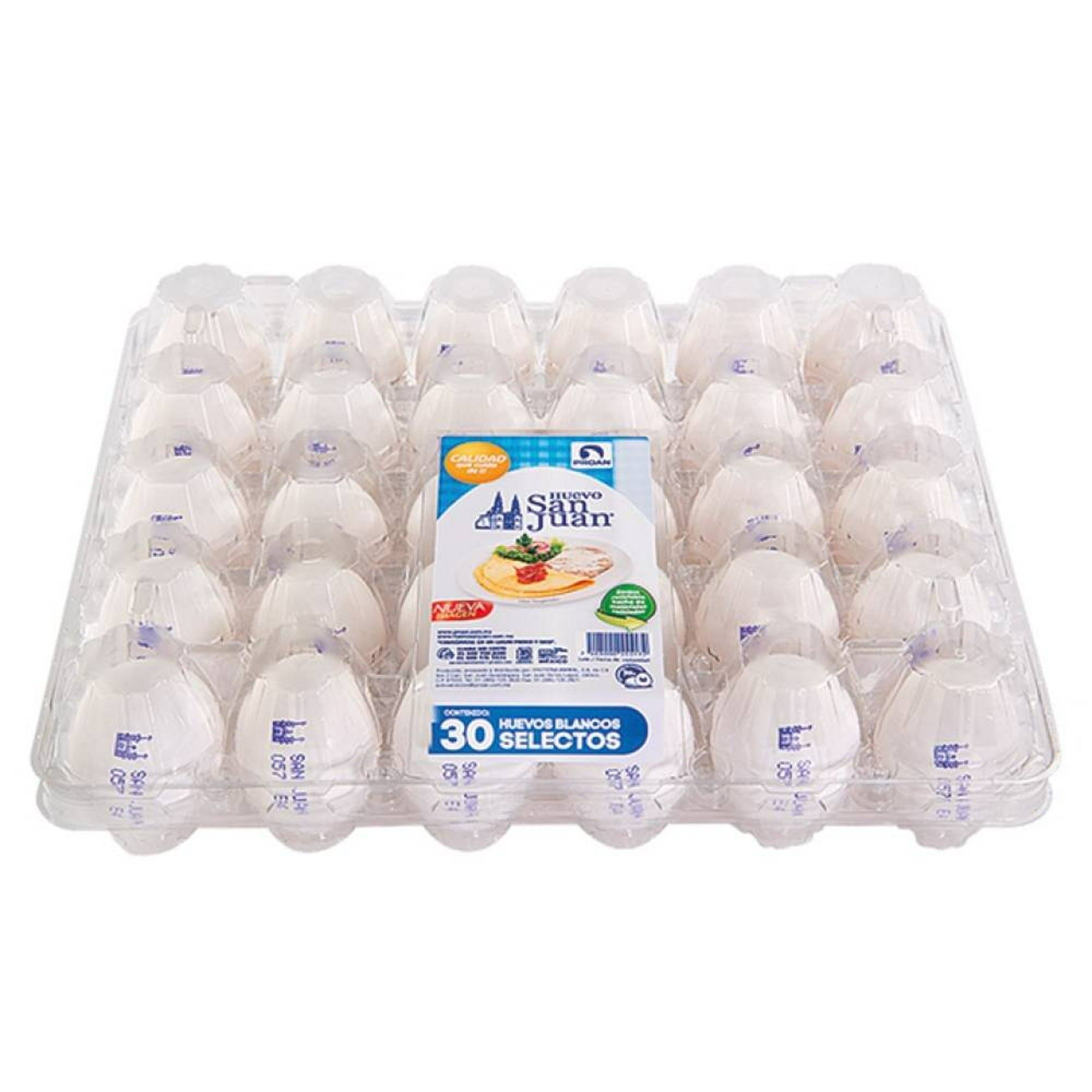 Huevo blanco San Juan — 30 piezas