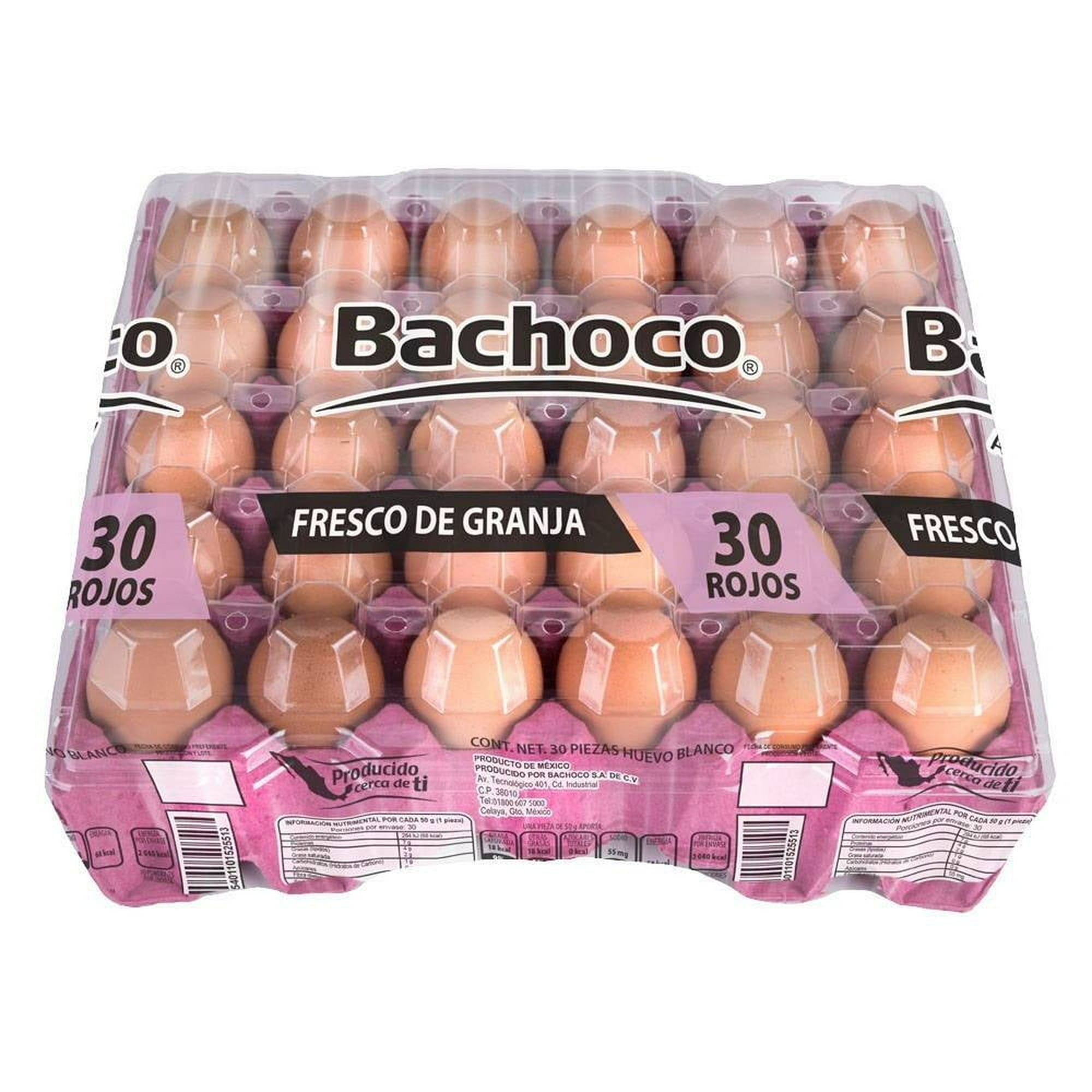 Huevo rojo Bachoco — 30 piezas