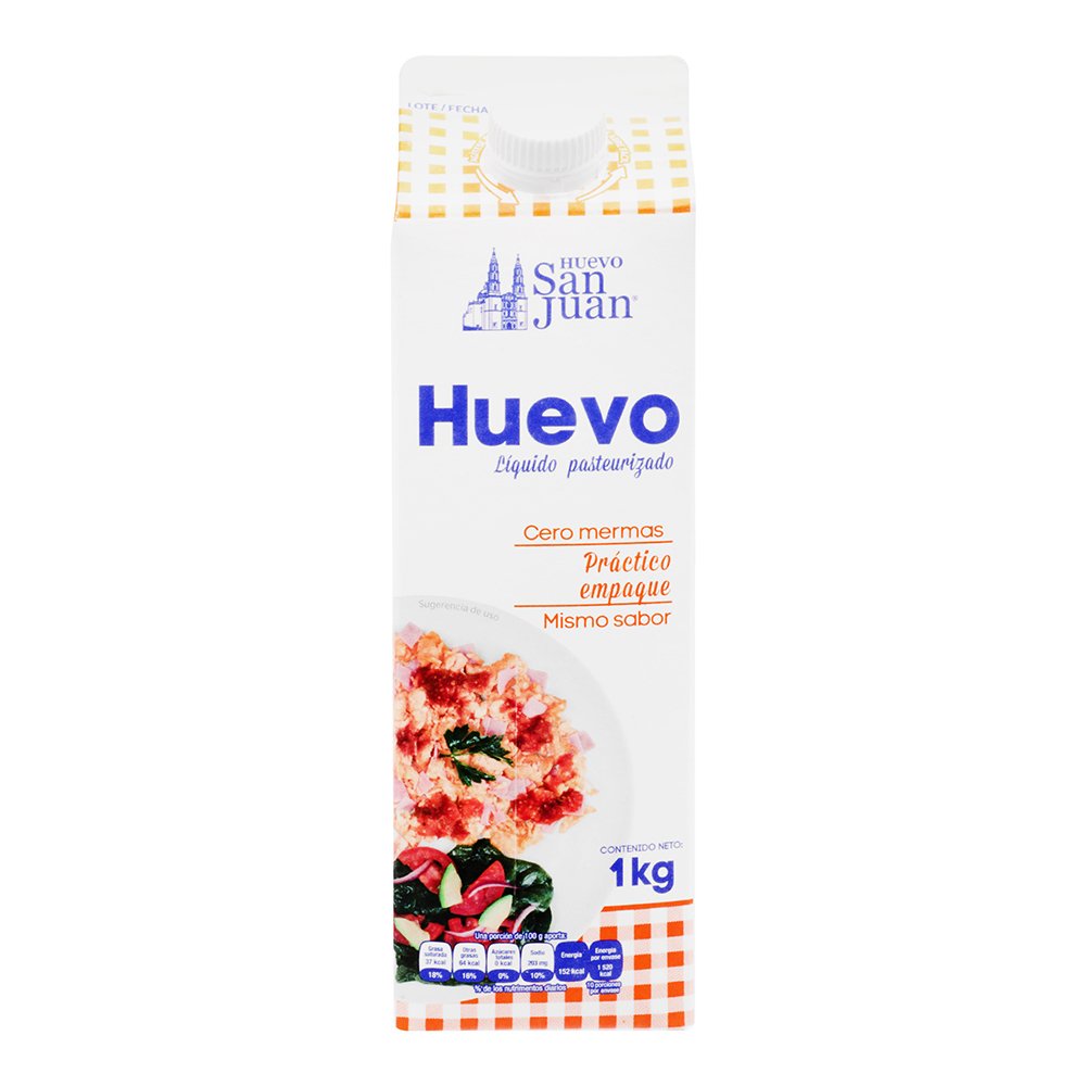 Huevo líquido entero San Juan pasteurizado — 1 kg