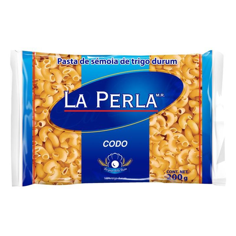 Pasta Codo Mediano La Perla 20 x 200 g