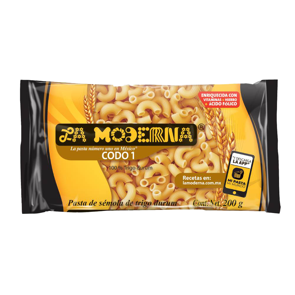 Pasta Codo No. 1 La Moderna 20 x 200 g