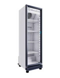 Refrigerador vertical Metalfrio con puerta de cristal y 4 parrillas ajustables