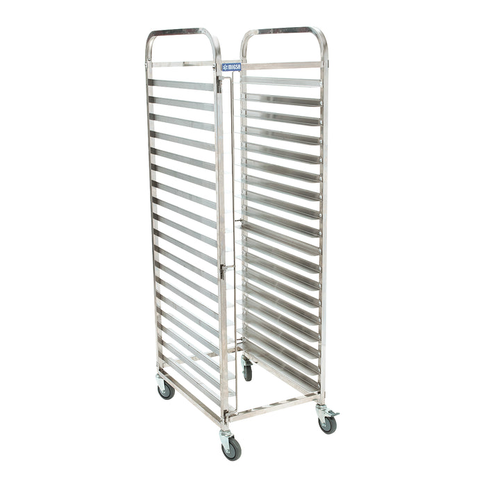 Carro espiguero Migsa BN-T01 de acero inoxidable
