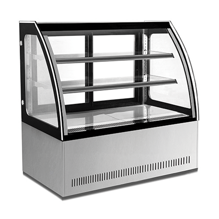 Vitrina refrigerada Migsa GN-900C2 de cristal curvo