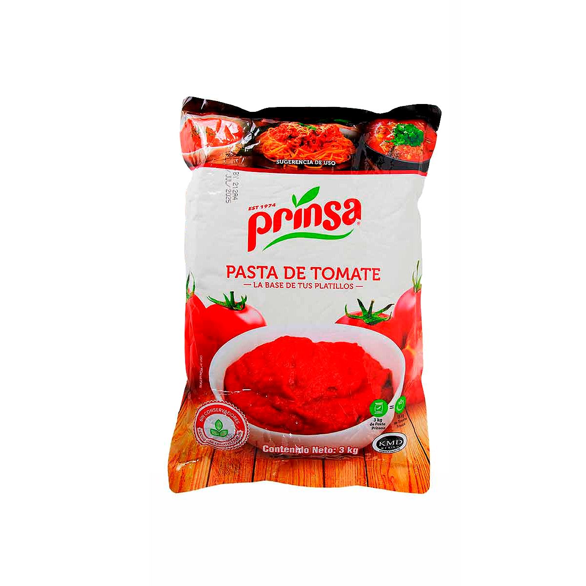 Pasta de Tomate Prinsa 6 x 3 kg