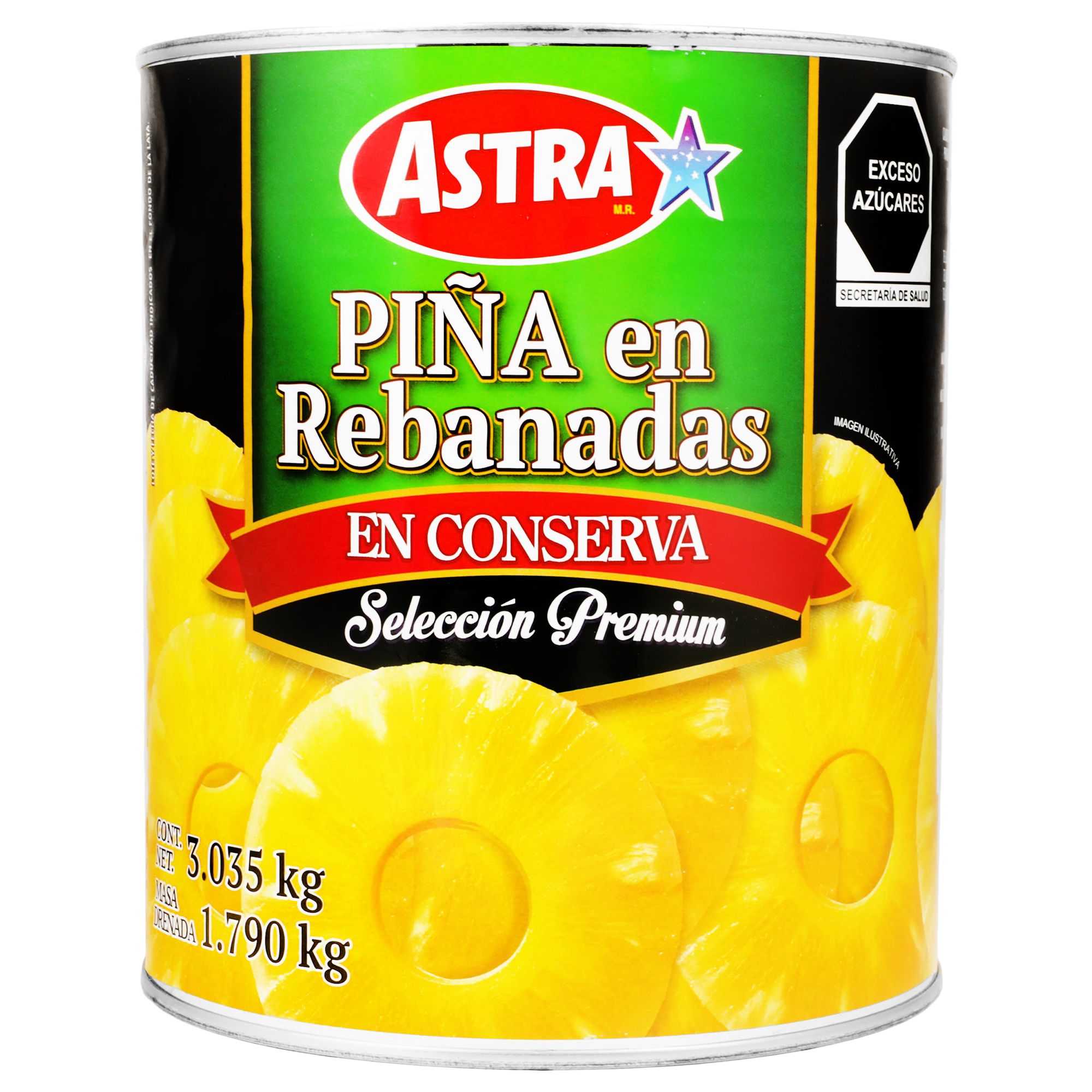 Piña en Rebanadas Astra 3 kg