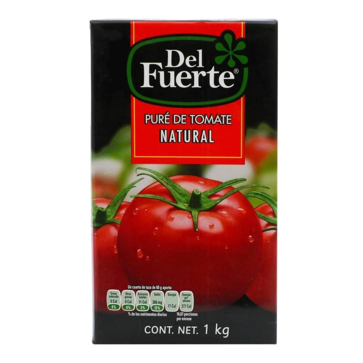 Puré de Tomate Del Fuerte Tetra 1 kg