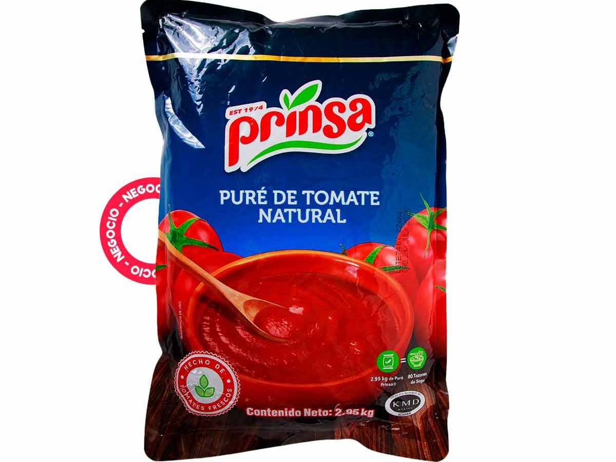 Puré de Tomate Natural Prinsa 6 x 2.95 kg
