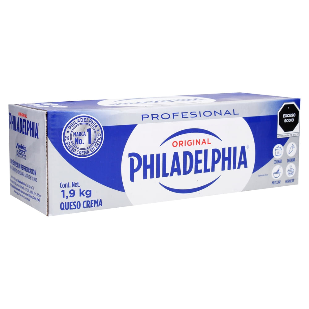 Queso Crema Philadelphia 1.9 kg