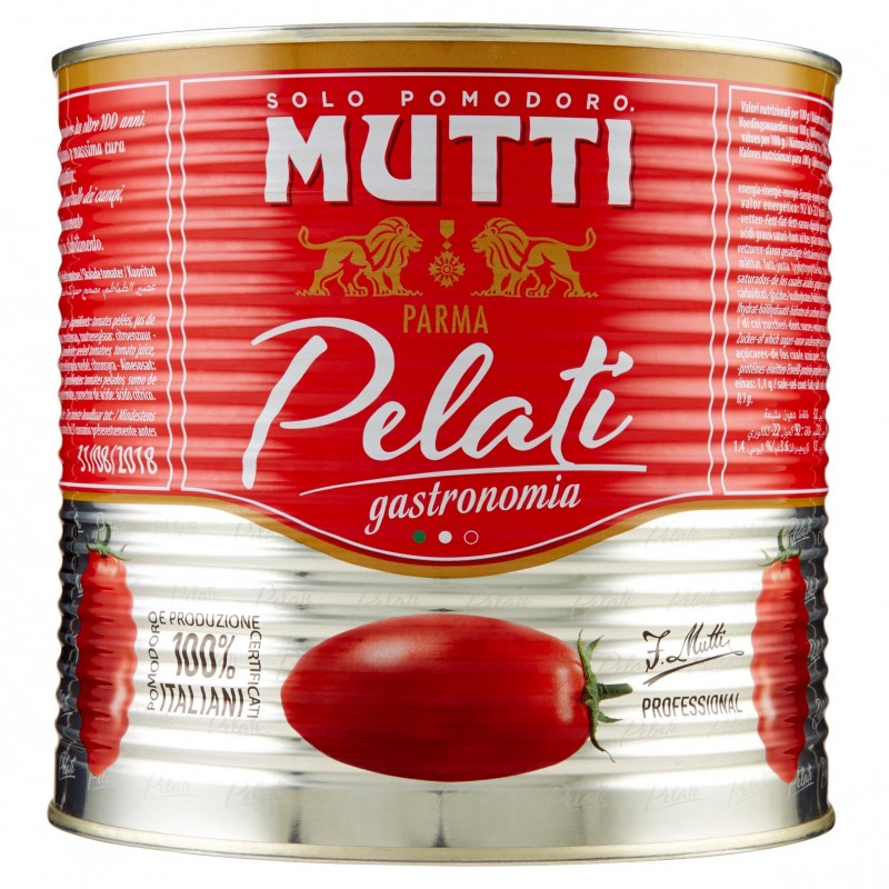 Tomate Entero Pelado Mutti 2.5 kg